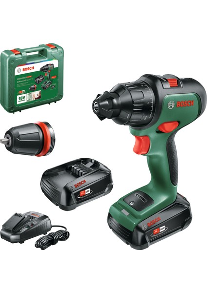 Advancedımpact 18V Akülü Darbeli Vidalama (2.5 Ah, Çift Akü, AL1830CV)