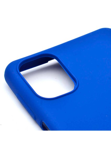 - Samsung Galaxy M51 - Kılıf Mat Soft Esnek Biye Silikon - Kırmızı - T14808