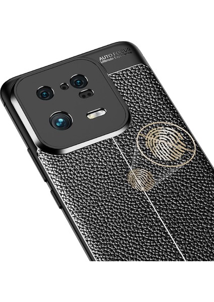 - Xiaomi Mi 13 Pro - Kılıf Auto Focus Karbon Niss Silikon Kapak - Siyah - T25870