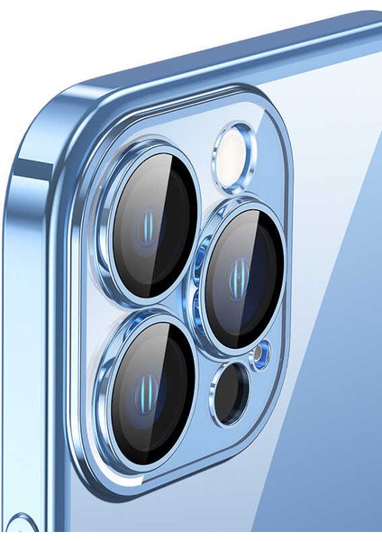 - Apple iPhone 13 Pro Max - Kılıf Sert PC Renkli Çerçeveli Riksos Kapak - Yeşil