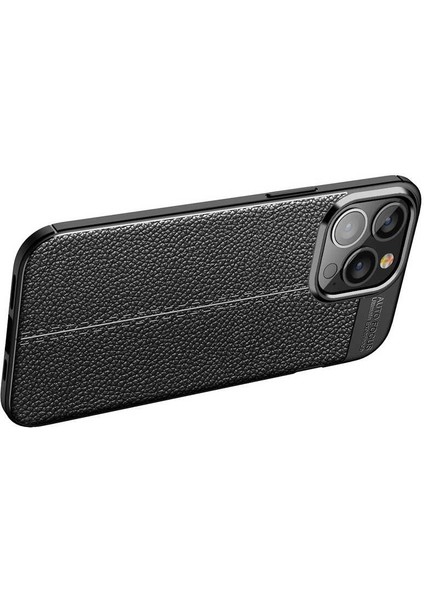 - Apple iPhone 14 Pro - Kılıf Auto Focus Karbon Niss Silikon Kapak - Lacivert