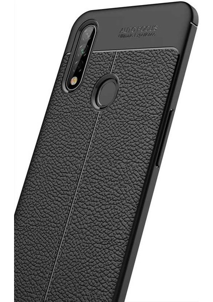 - Oppo A31 - Kılıf Auto Focus Karbon Niss Silikon Kapak - Siyah - T15059