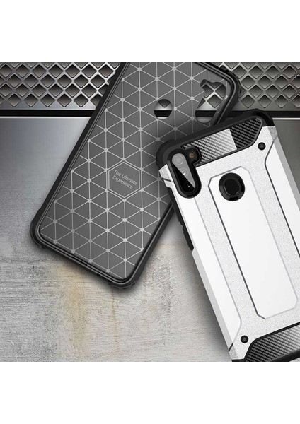 - Samsung Galaxy M11 - Kılıf Çift Katman Zırh Tank Crash Military Kapak - Siyah - T13079 indirimleri