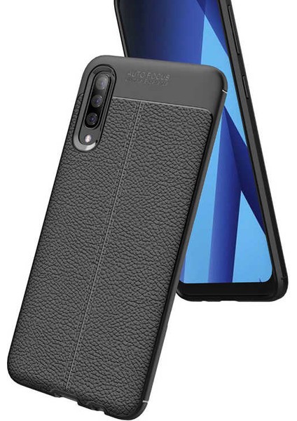 - Samsung Galaxy M30 - Kılıf Auto Focus Karbon Niss Silikon Kapak - Kırmızı - T8092