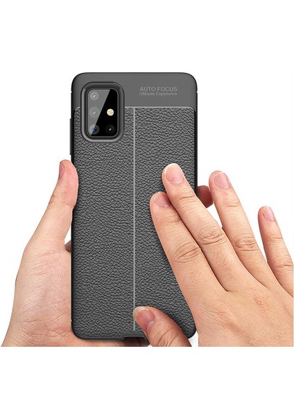 - Samsung Galaxy M31S - Kılıf Auto Focus Karbon Niss Silikon Kapak - Kırmızı - T14996