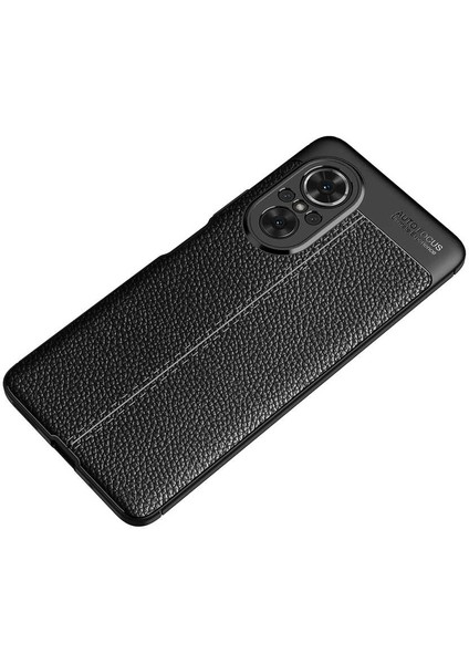 - Huawei Nova 9 SE - Kılıf Auto Focus Karbon Niss Silikon Kapak - Siyah - T23425