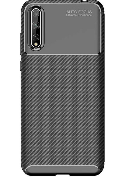 - Huawei P Smart S (Y8P) - Kılıf Auto Focus Karbon Negro Silikon Kapak - Kahverengi - T13925 indirimleri