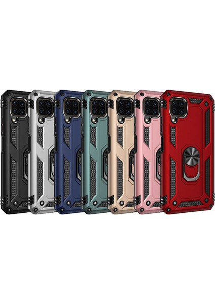 - Huawei P40 Lite - Kılıf Yüzüklü Zırh Tank Vega Kapak - Gri - T13476 indirimleri