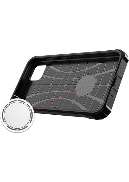 - Huawei Y5P - Kılıf Çift Katman Zırh Tank Crash Military Kapak - Rose Gold - T14026