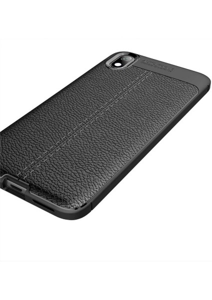 - Xiaomi Redmi 7A - Kılıf Auto Focus Karbon Niss Silikon Kapak - Kırmızı - T15061