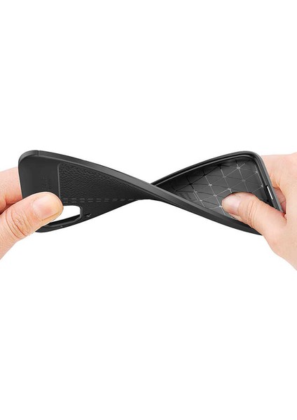 - Huawei P40 Lite - Kılıf Auto Focus Karbon Niss Silikon Kapak - Lacivert - T13709