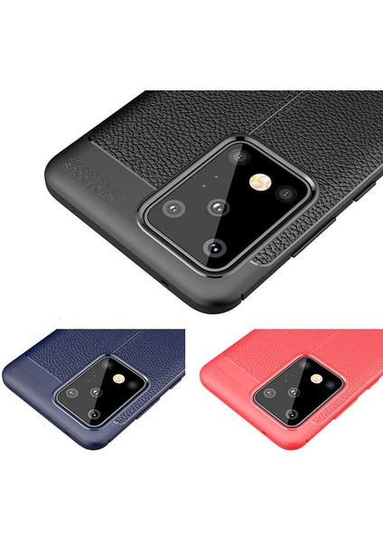 - Samsung Galaxy S20 Ultra - Kılıf Auto Focus Karbon Niss Silikon Kapak - Siyah - T11779