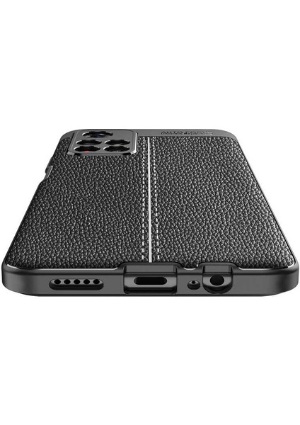 - Xiaomi Poco M4 Pro 5G - Kılıf Auto Focus Karbon Niss Silikon Kapak - Lacivert - T20572