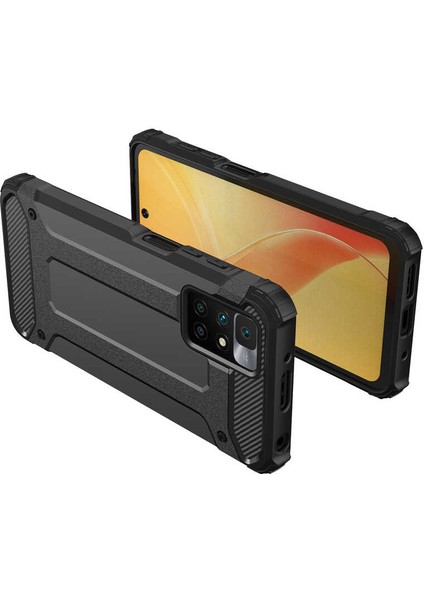- Xiaomi Redmi 10 - Kılıf Çift Katman Zırh Tank Crash Military Kapak - Gold - T19543 fırsatları