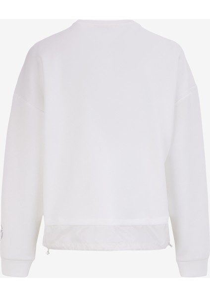 Bisiklet Yaka Blok Desenli Ekru Kadın Sweatshırt J4WL-SWT7014 fiyatları