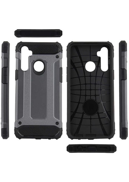 - Realme 5İ - Kılıf Çift Katman Zırh Tank Crash Military Kapak - Rose Gold - T11938 fırsatları