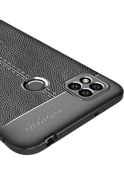 - Xiaomi Redmi 9C - Kılıf Auto Focus Karbon Niss Silikon Kapak - Siyah - T14464