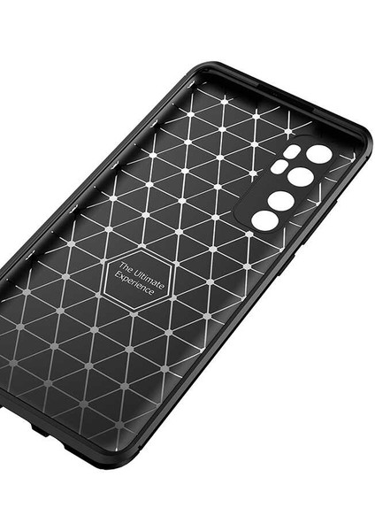- Xiaomi Mi Note 10 Lite - Kılıf Auto Focus Karbon Negro Silikon Kapak - Kahverengi - T13773