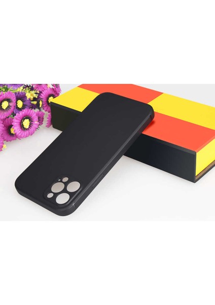 - Apple iPhone 12 Pro Max - Kılıf Koruyucu Esnek İmax Silikon - Renksiz