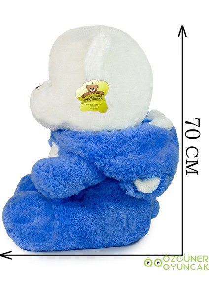 Kapüşonlu Peluş Ayı Sevgiliye Özel - Sevimli Ayı 70 cm fırsatları