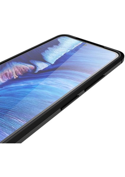 - Xiaomi Redmi Note 10S - Kılıf Auto Focus Karbon Niss Silikon Kapak - Siyah