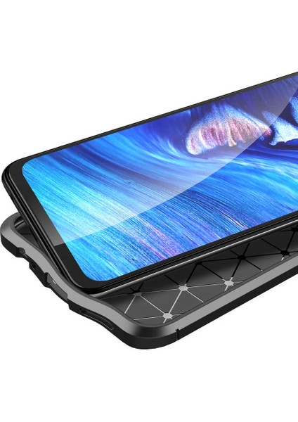 - Xiaomi Redmi Note 10S - Kılıf Auto Focus Karbon Niss Silikon Kapak - Siyah
