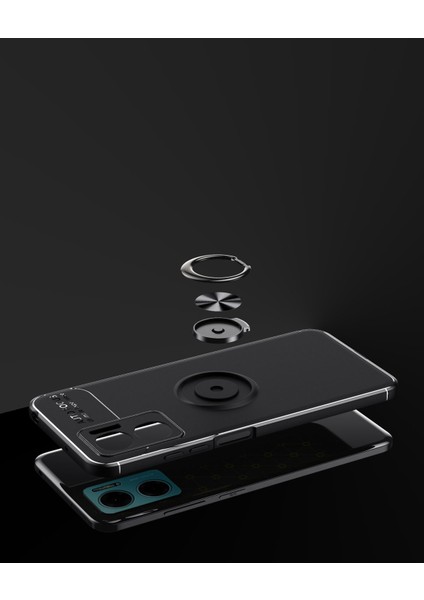 - Xiaomi Redmi Note 11E - Kılıf Yüzüklü Karbon Ravel Silikon Kapak - Siyah - T26183 indirimleri