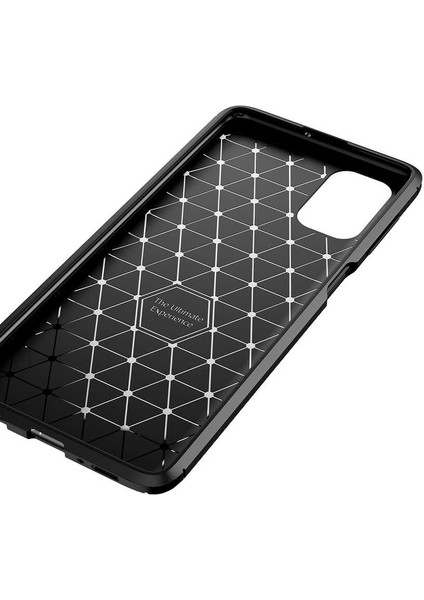 - Samsung Galaxy M51 - Kılıf Auto Focus Karbon Negro Silikon Kapak - Siyah - T15160