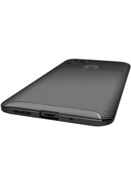 - Xiaomi Redmi 9C - Kılıf Auto Focus Karbon Negro Silikon Kapak - Kahverengi - T14460