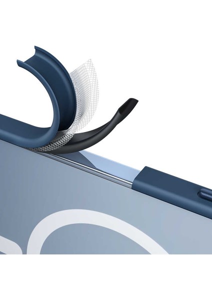 - Apple iPhone 13 Pro - Kılıf Kablosuz Şarj Destekli Magsafe Mokka Kapak - Koyu Mor