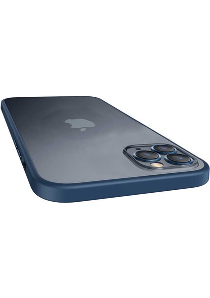 - Apple iPhone 13 - Kılıf Arkası Mat Kenarları Renkli Sert Retro Kapak - Rose Gold