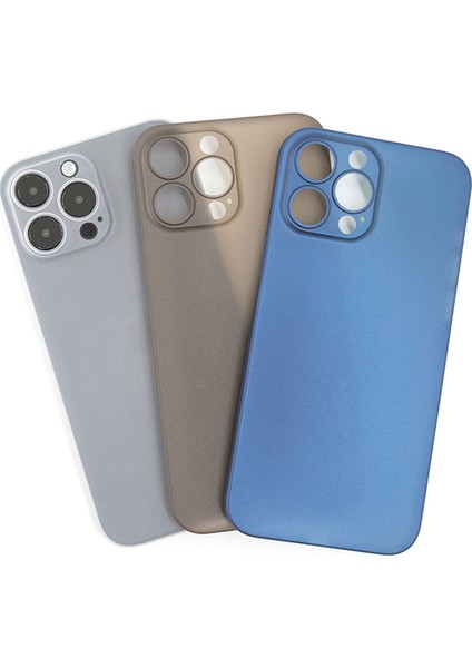 - Apple iPhone 13 Pro - Kılıf Koruyucu Sert Eko Pp Kapak - Lacivert - T19276