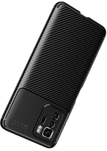 - Xiaomi Poco X3 GT - Kılıf Auto Focus Karbon Negro Silikon Kapak - Lacivert - T18841
