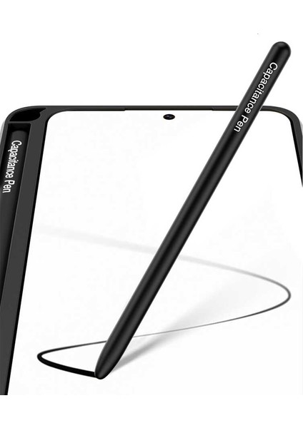 - Samsung Galaxy S22 - Kılıf Koruyucu Kalemli Kıpta Kapak - Koyu Yeşil - T22652