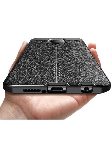 - Xiaomi Redmi Note 9 Pro - Kılıf Auto Focus Karbon Niss Silikon Kapak - Lacivert - T14676