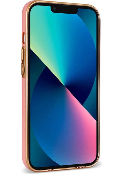 - Apple iPhone 13 - Kılıf Koruyucu Bark Kartlıklı Kapak - Mavi - T24662