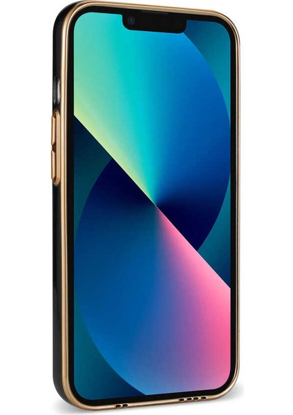 - Apple iPhone 13 - Kılıf Koruyucu Bark Kartlıklı Kapak - Mavi - T24662