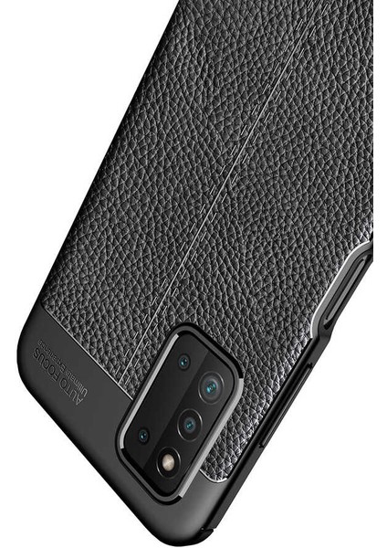 - Samsung Galaxy A03S - Kılıf Auto Focus Karbon Niss Silikon Kapak - Siyah - T19703