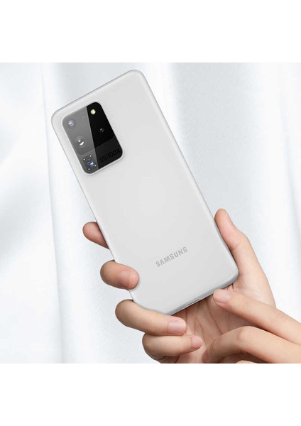 - Samsung Galaxy S20 Ultra - Kılıf 1.Kalite Mat Ultra İnce PP Kapak - Beyaz - T12028 indirimleri