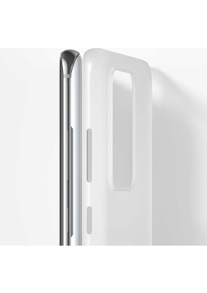 - Samsung Galaxy S20 Ultra - Kılıf 1.Kalite Mat Ultra İnce PP Kapak - Beyaz - T12028