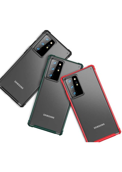 - Samsung Galaxy Note 20 Ultra - Kılıf Koruyucu Sert Volks Kapak - Lacivert - T14377