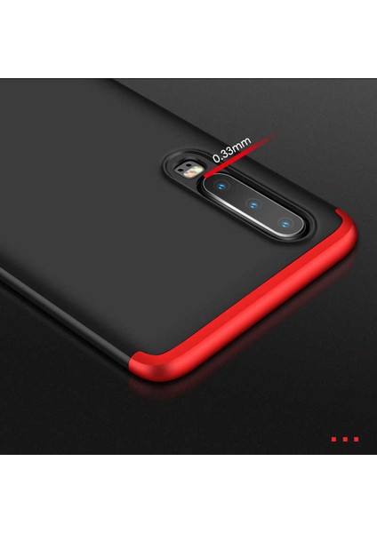 - Huawei P30 - Kılıf Parmak izi Yapmayan 3 Parça Ays Kapak - Mavi - T11942 fırsatları