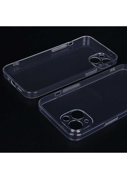 - Apple iPhone 13 Mini - Kılıf Koruyucu Esnek İmax Silikon - Renksiz - T18734