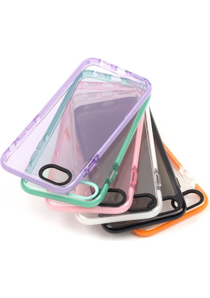 - Apple iPhone 7 - Kılıf Tırtık Kenarlı Renk Geçişli Sert Punto Kapak - Turuncu - T18888 indirimleri