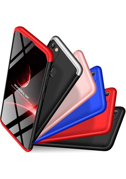 - Samsung Galaxy A21S - Kılıf Parmak izi Yapmayan 3 Parça Ays Kapak - Siyah-Gri - T14217