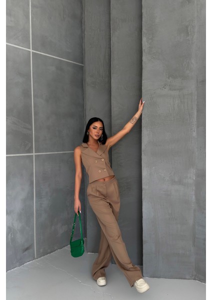 Kadın Şal Yaka Dört Düğmeli Yelek modelleri