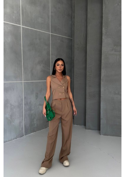 Kadın Şal Yaka Dört Düğmeli Yelek fırsatları