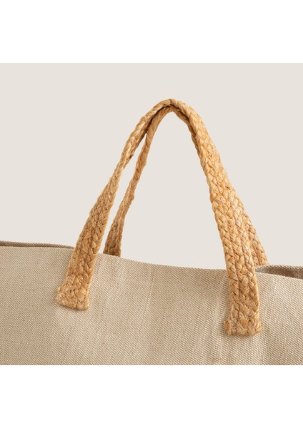Nusilo Çamaşır Çantası 35X50 cm Natural