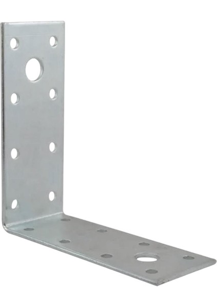 Mobilya Dolap Duvar Sabitleme 10 Adet Metal Köşebent 40X80X80 mm Bağlantı Aparatı L Demiri Gönye