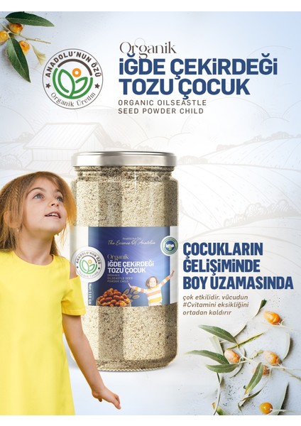 Anadolunun Özü Organik İğde Çekirdeği Tozu Çocuk 110GR